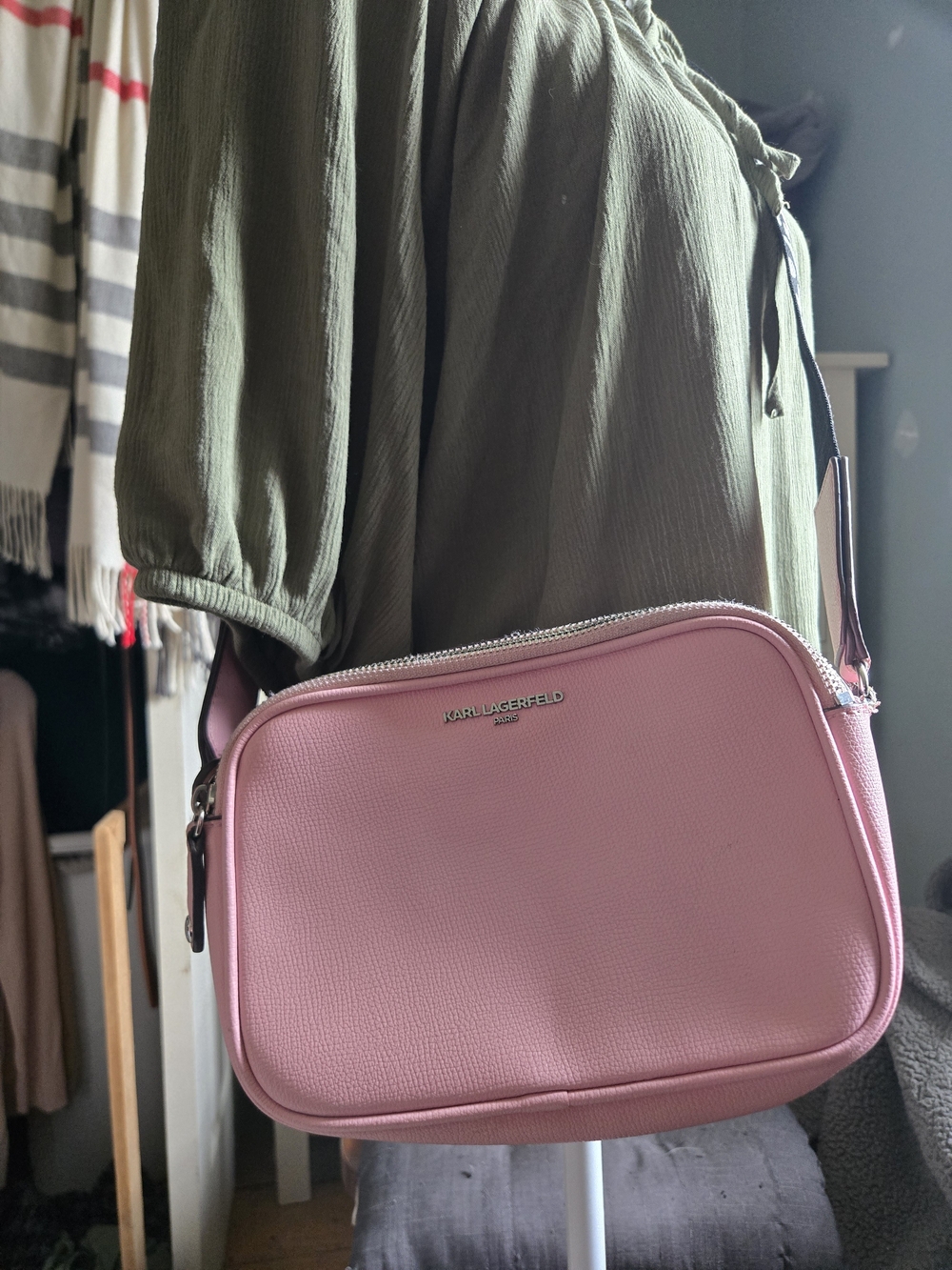 Karl Lagerfeld Pink Crossbody Bag
